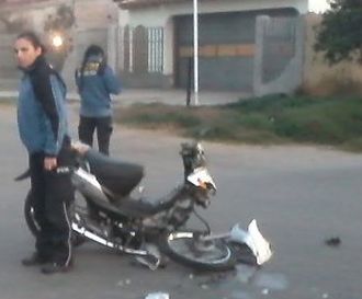 Pasado accidente de moto en Tunuyán