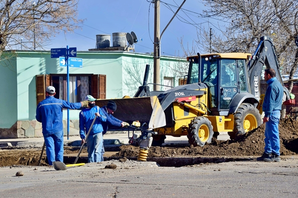 Repavimentación calle Las Heras Tgto