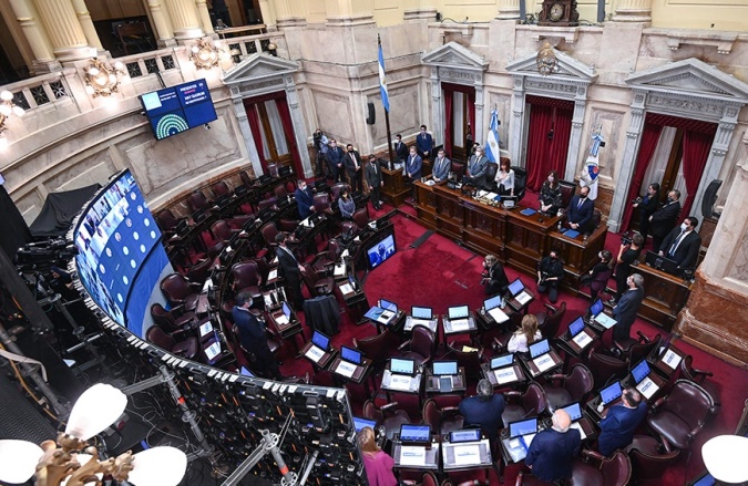 Senado de la Nación - foto Télam