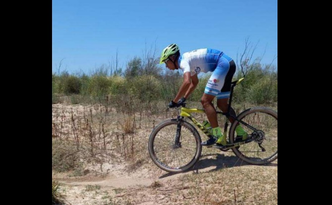 Mendez en su última carrera del año