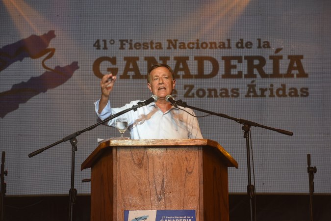 Suarez en la Fiesta de la Ganadería - Foto Prensa Gobierno de Mendoza