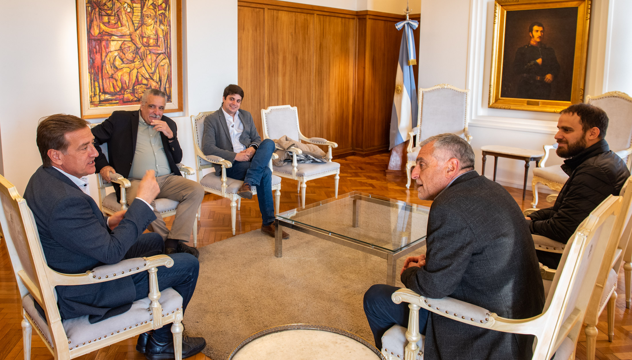 Suarez recibe a Zuccardi y compañía (Coviar)