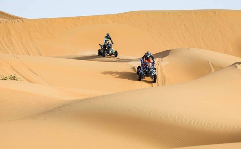 Francisco en pleno Dakar (imagen sitio oficial Dakar 2023)