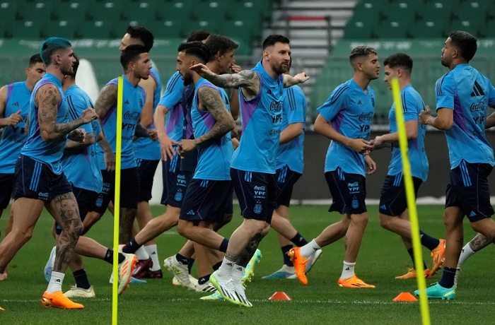 Entrenamiento en China - Foto AFP