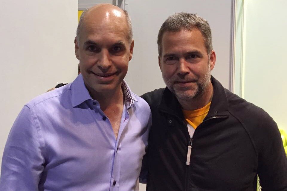 Larreta y su hermano