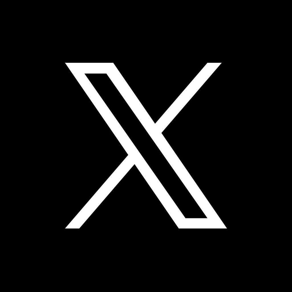 Así luce el nuevo logo de Twitter, ahora conocido como X, por Elon Musk.