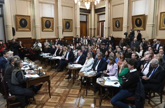 La discusión sobre la ley de alquileres pasó a un cuarto intermedio. Foto: Comunicación Senado.