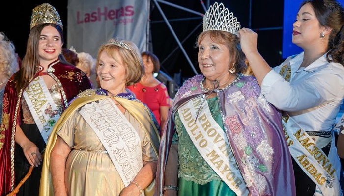 Lidia Ferreyra se convirtió en la Reina del Adulto Mayor de San Carlos