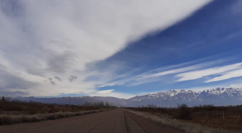 Algo nublado en Valle de Uco