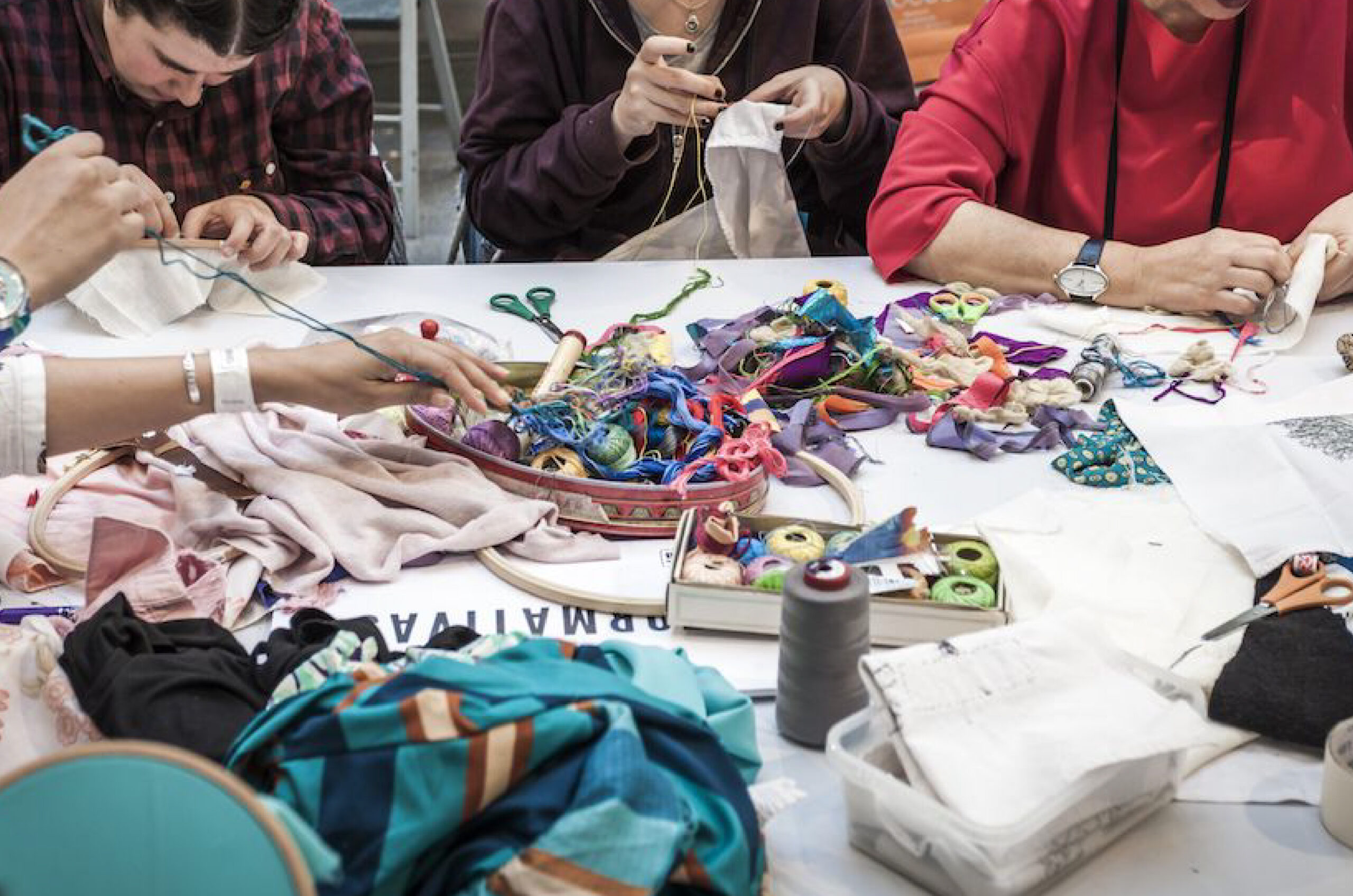 Taller de reciclaje textil-Tgto