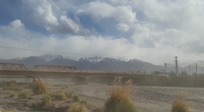 El zonda podría soplar con intensidad en Valle de Uco.