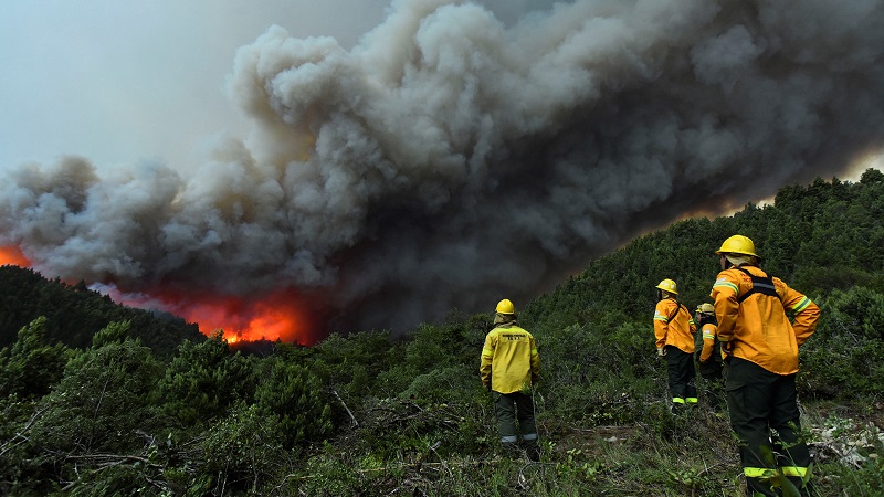 Incendio Nahuel Huapi